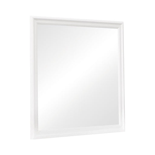 Louis Philippe Beveled Edge Square Dresser Mirror White image