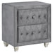 Deanna 2-drawer Rectangular Nightstand Grey image