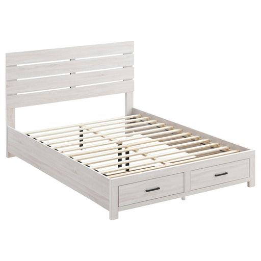 Brantford Eastern King Storage Bed Coastal White image