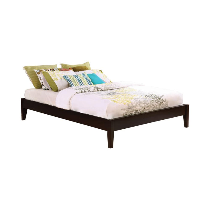 Hounslow California King, E.King, & Queen Universal Platform Bed Cappuccino