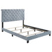 Warner Queen Upholstered Bed Slate Blue image