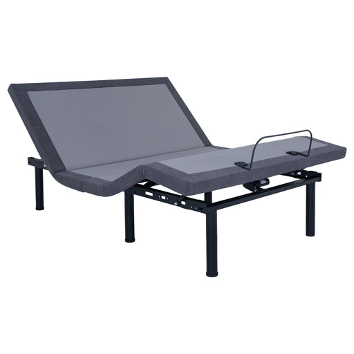 Negan California King Adjustable Bed Base Grey and Black image