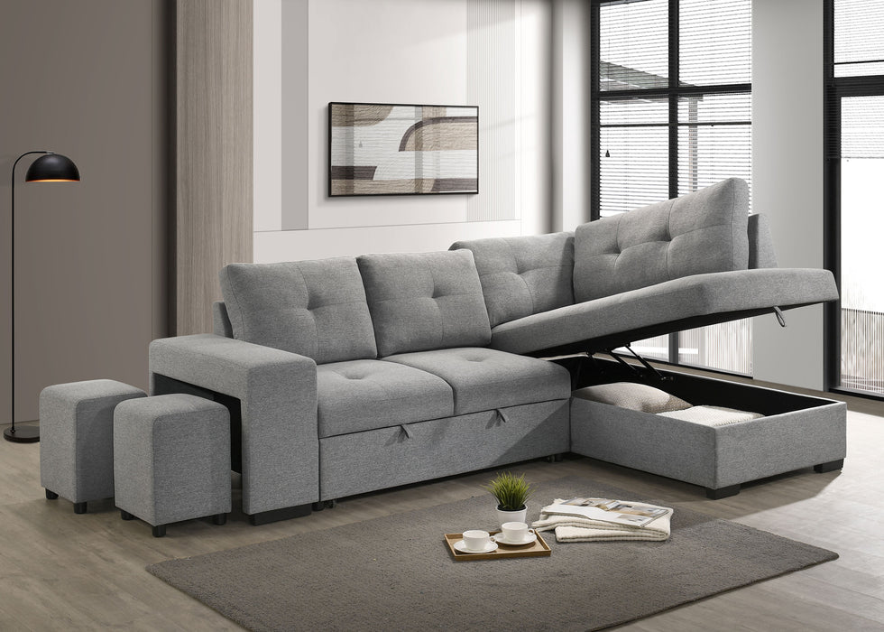 Roanne Pull-Out Sleeper Sectional Sofa