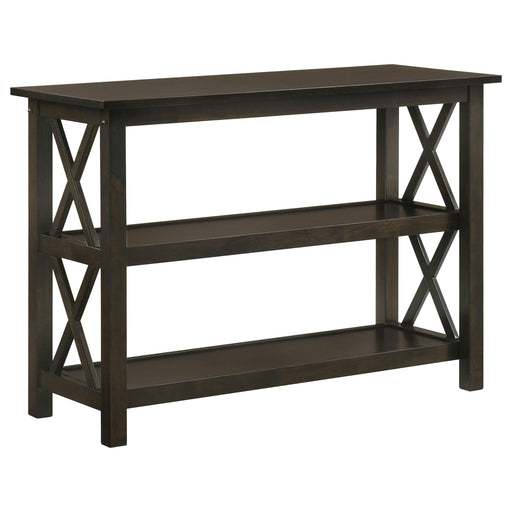 Rachelle Sofa Table with 2-shelf Deep Merlot image