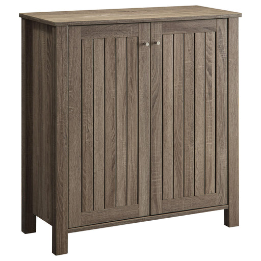 Marisa 4-shelf Shoe Cabinet Dark Taupe image