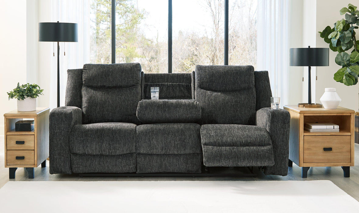 Martinglenn Reclining Sofa with Drop Down Table