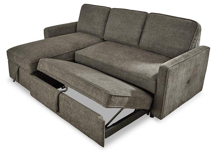 Kerle 2-Piece Sectional with Pop Up Bed