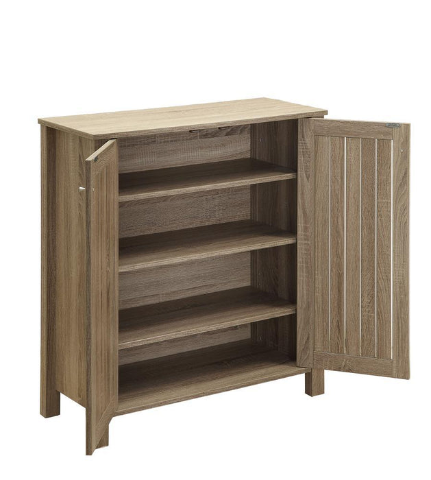 Marisa 4-shelf Shoe Cabinet Dark Taupe