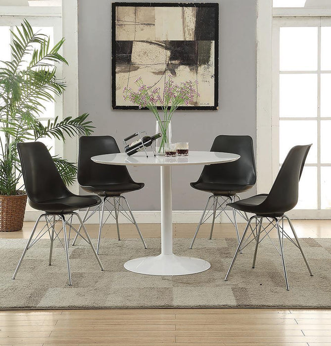 Lowry Round Dining Table White