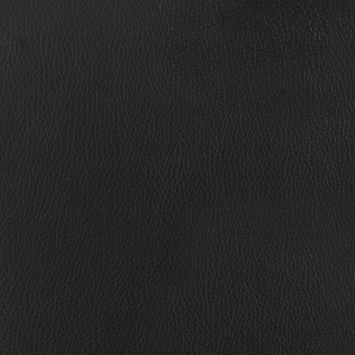 Edenton Upholstered Adjustable Height Bar Stools Black and Chrome (Set of 2)