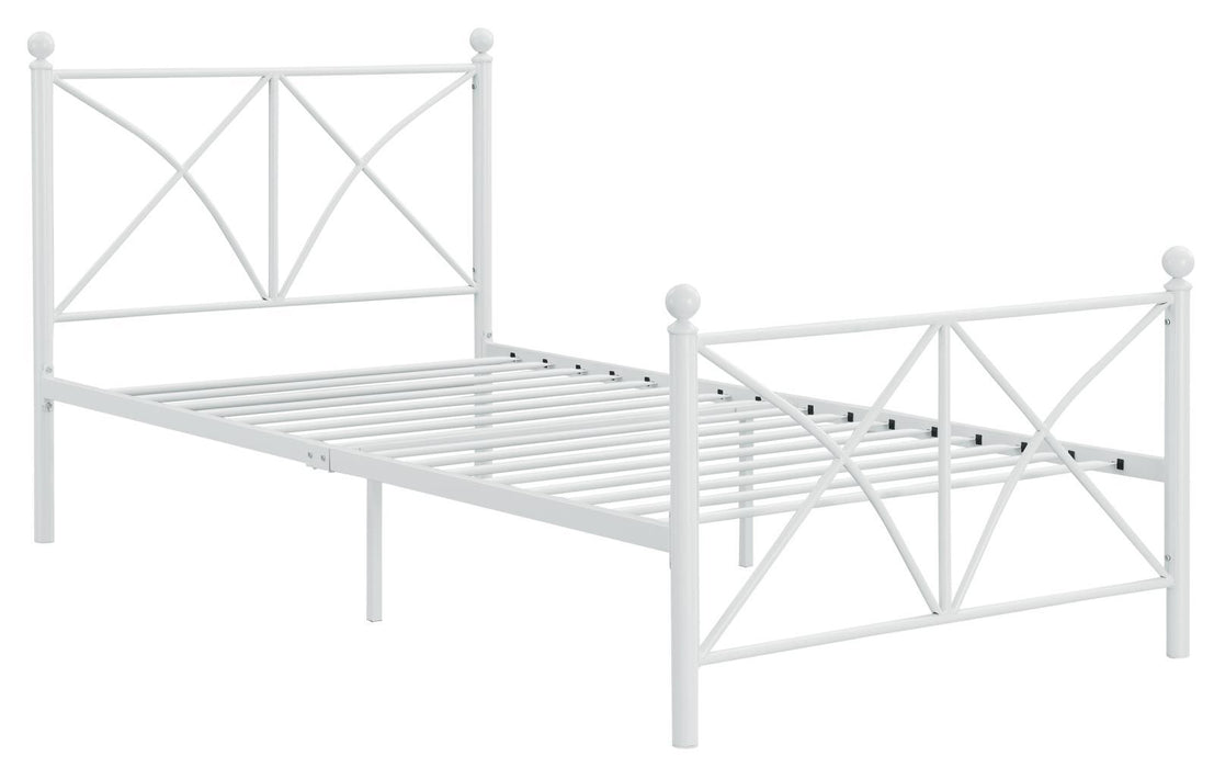 Hart Twin Platform Bed White