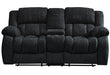 U250 EBONY CONSOLE RECLINING LOVESEAT image