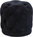 Harper Black Velvet Ottoman/Stool image