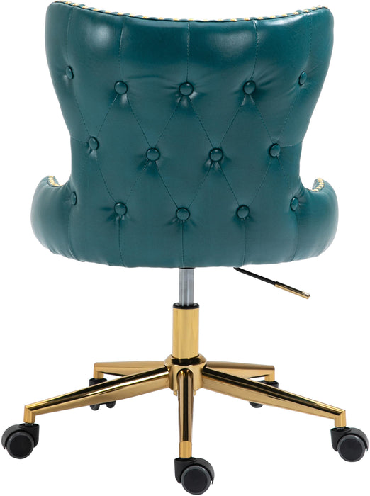 Hendrix Blue Faux Leather Office Chair