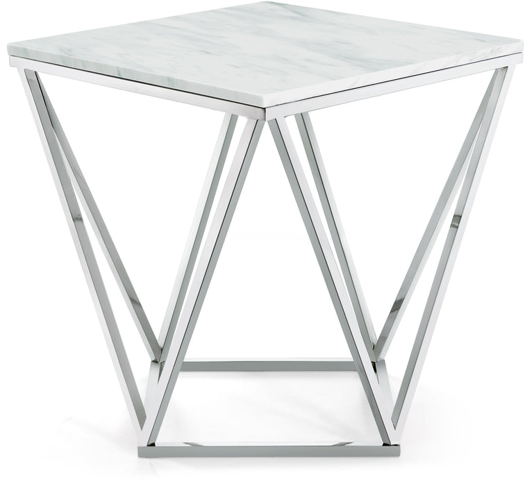 Skyler Chrome End Table image