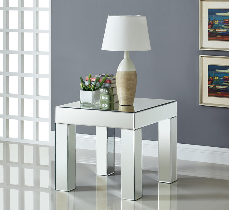 Lainy Mirrored End Table