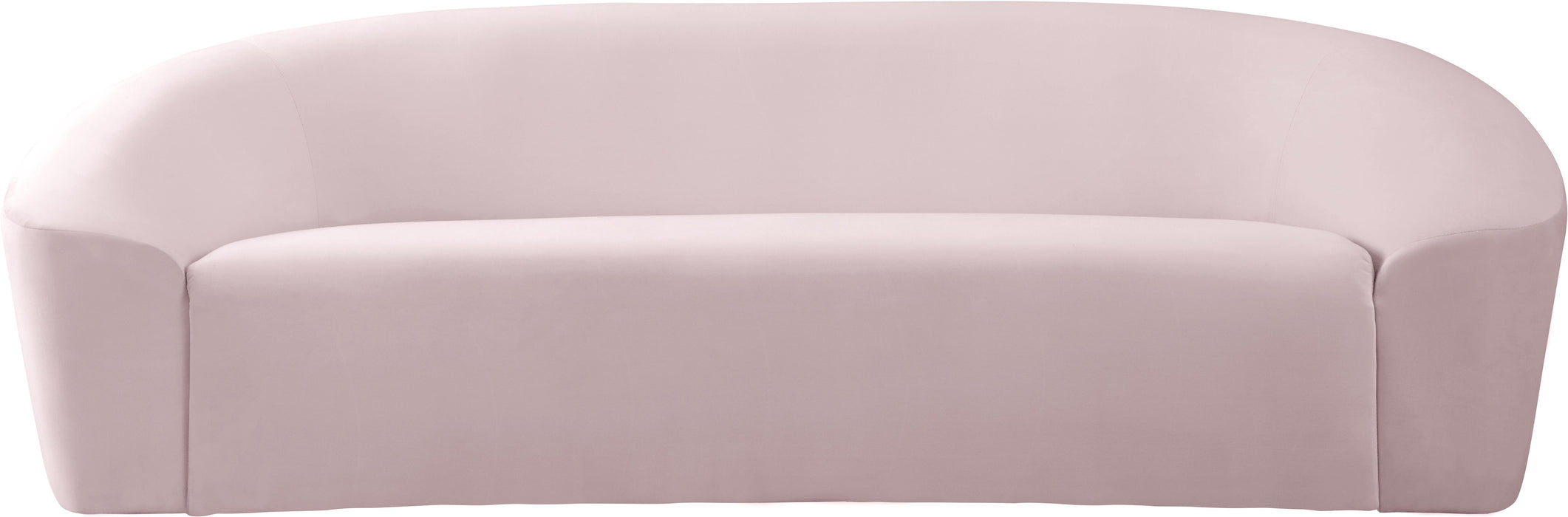 Riley Pink Velvet Sofa