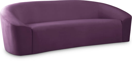 Riley Purple Velvet Sofa image