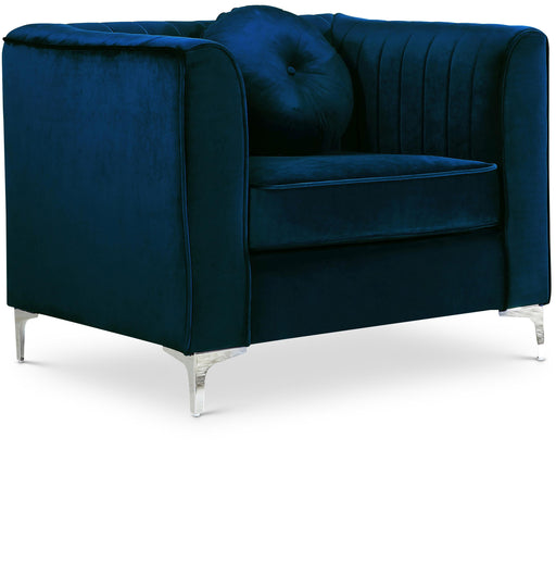 Isabelle Navy Velvet Chair image