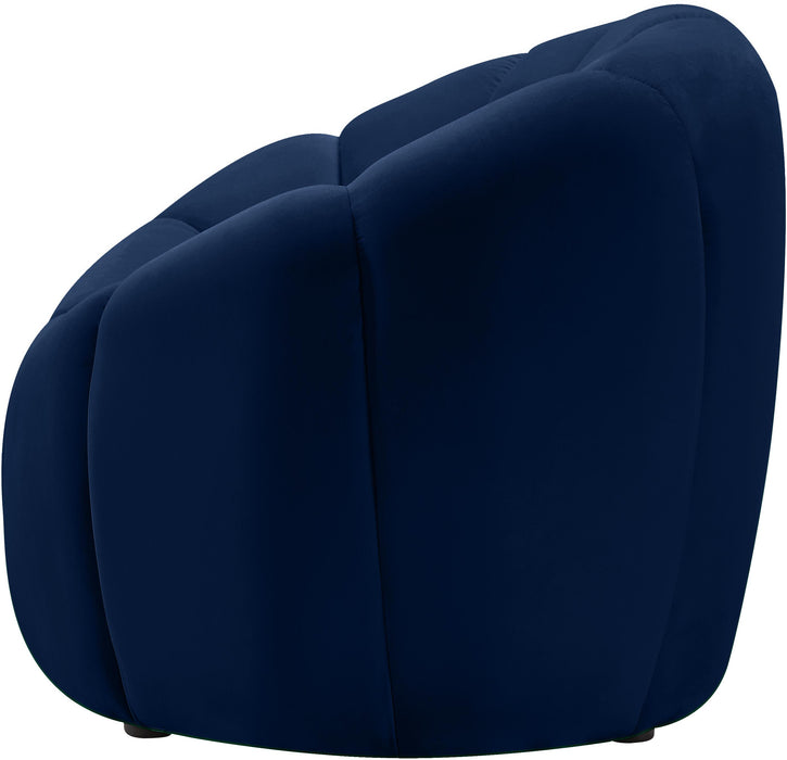 Elijah Navy Velvet Chair