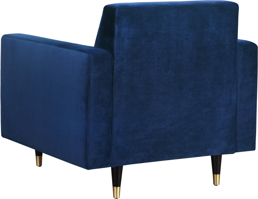 Lola Navy Velvet Chair