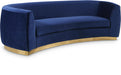 Julian Navy Velvet Sofa image