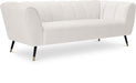 Beaumont Cream Velvet Sofa image