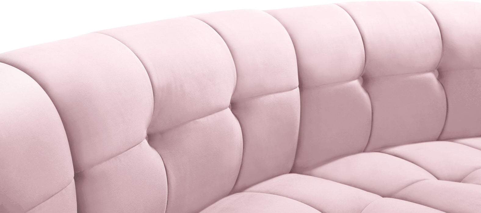 Limitless Pink Velvet 7pc. Modular Sectional