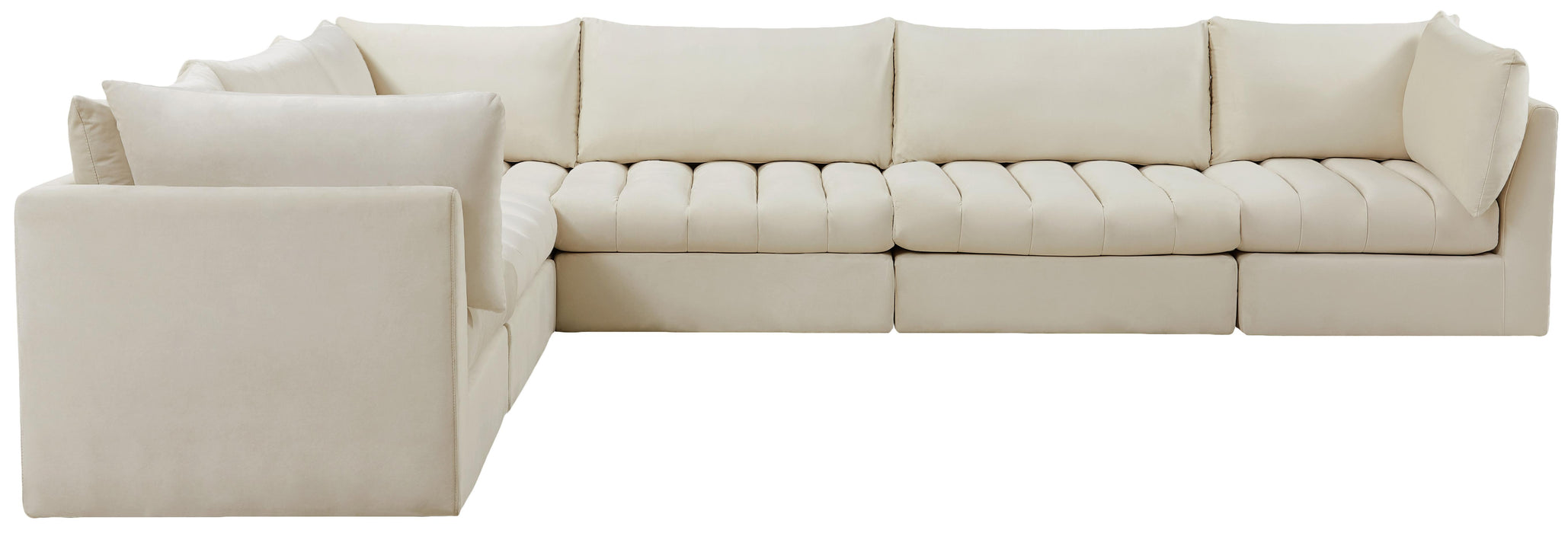 Jacob Cream Velvet Modular Sectional