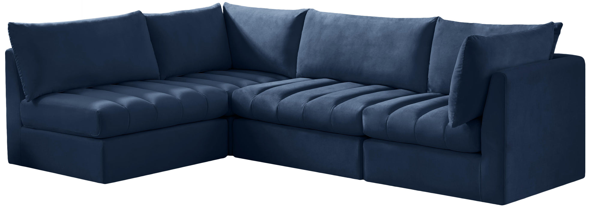 Jacob Navy Velvet Modular Sectional