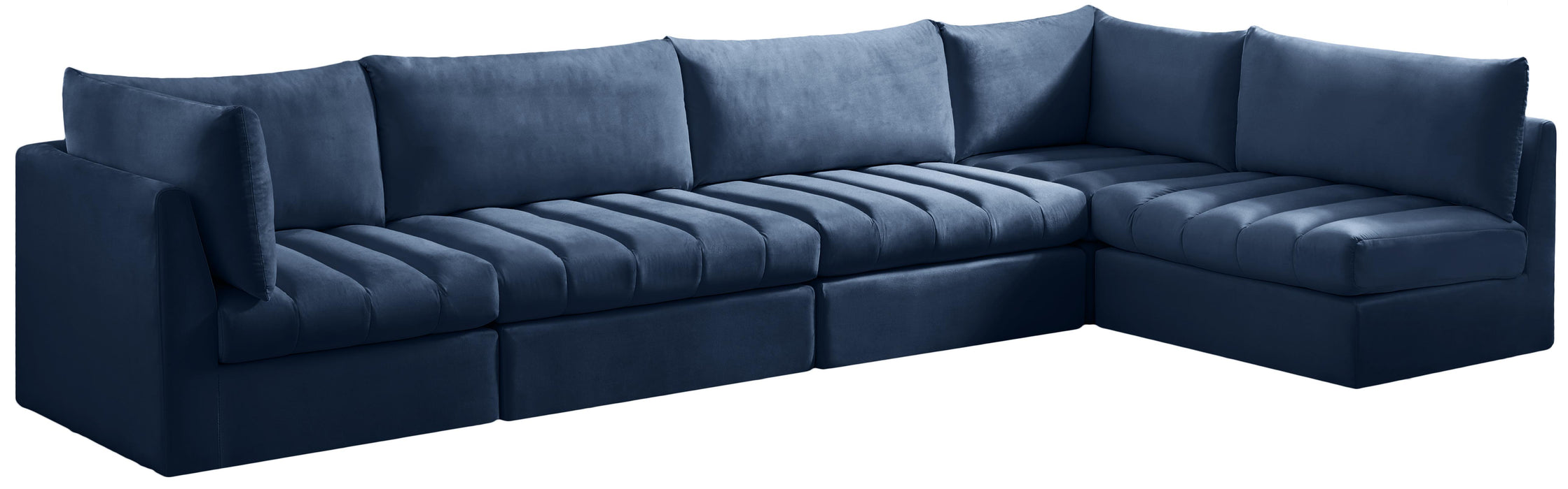 Jacob Navy Velvet Modular Sectional