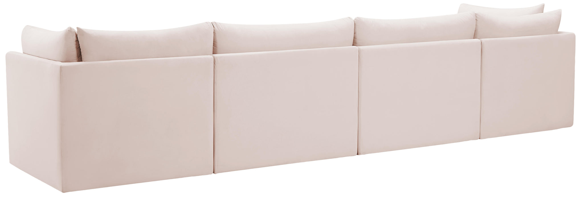 Jacob Pink Velvet Modular Sofa