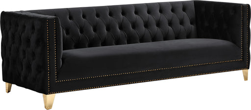 Michelle Black Velvet Sofa image