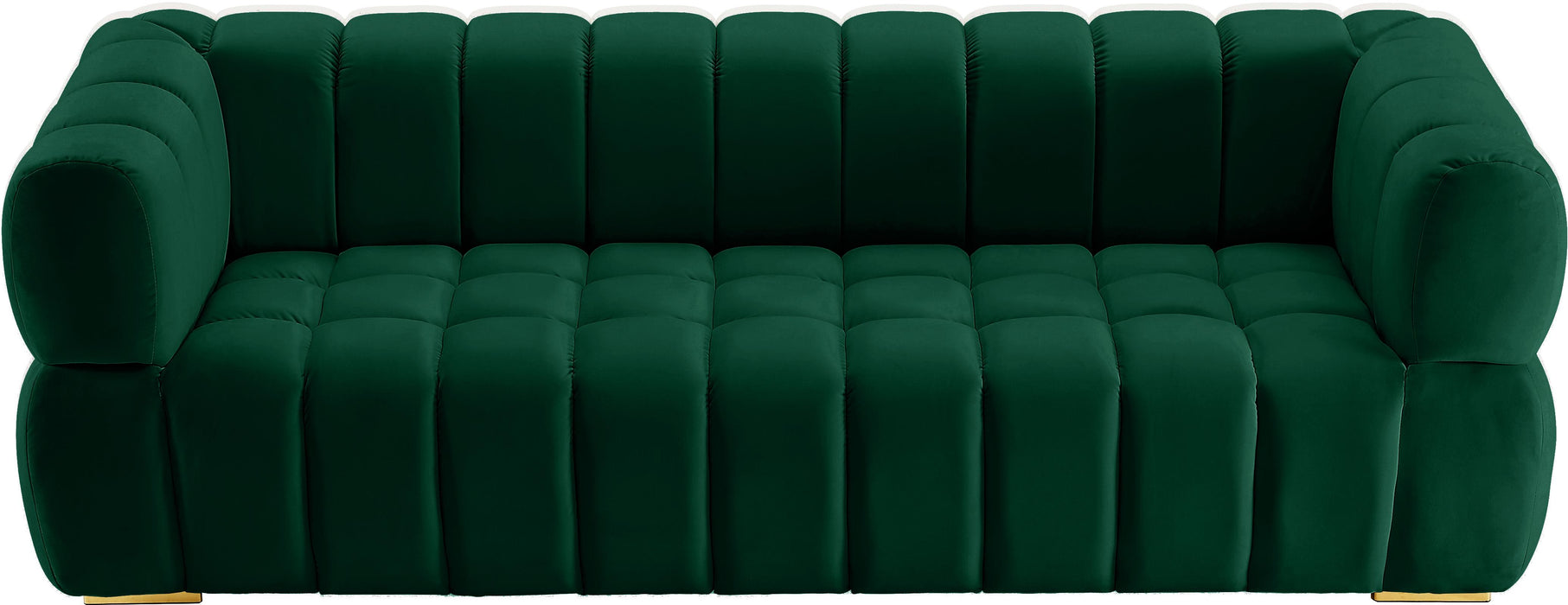 Gwen Green Velvet Sofa