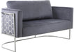 Casa Grey Velvet Loveseat image