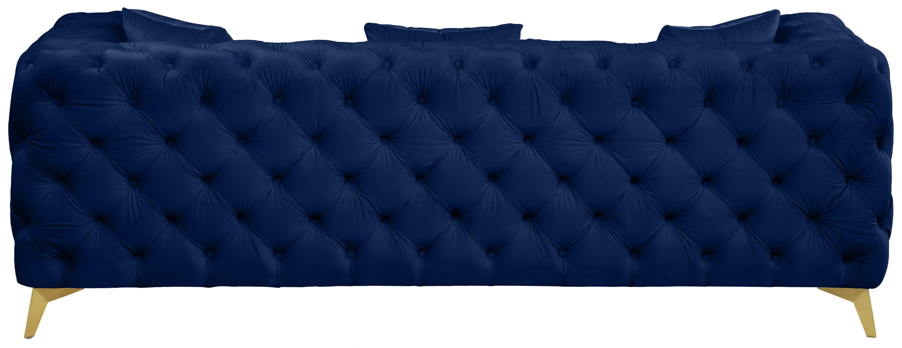 Kingdom Navy Velvet Sofa