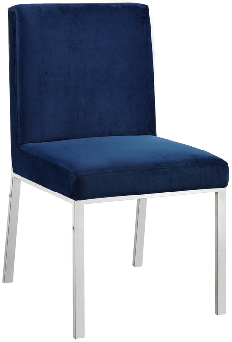 Opal Navy Velvet Dining Chair