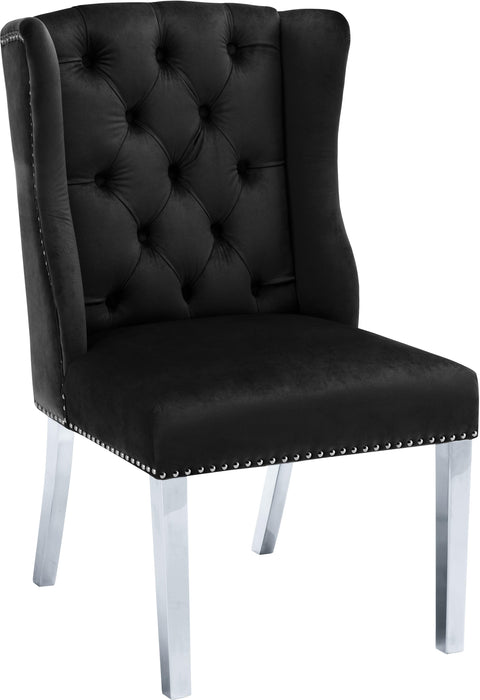 Suri Black Velvet Dining Chair