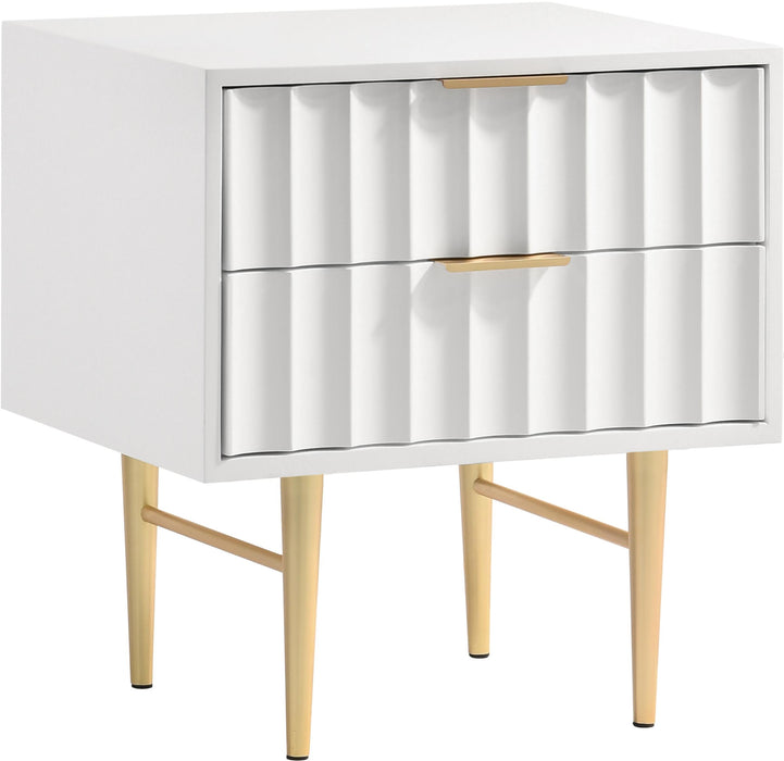 Modernist White Gloss Night Stand image