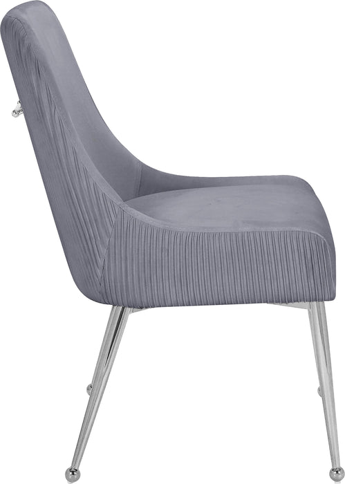 Ace Grey Velvet Dining Chair