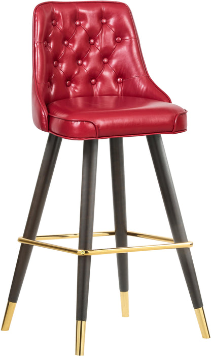 Portnoy Red Faux Leather Counter/Bar Stool