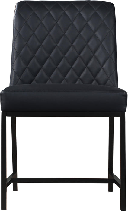 Bryce Black Faux Leather Dining Chair