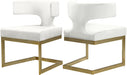 Alexandra Cream Velvet Dining Chair image