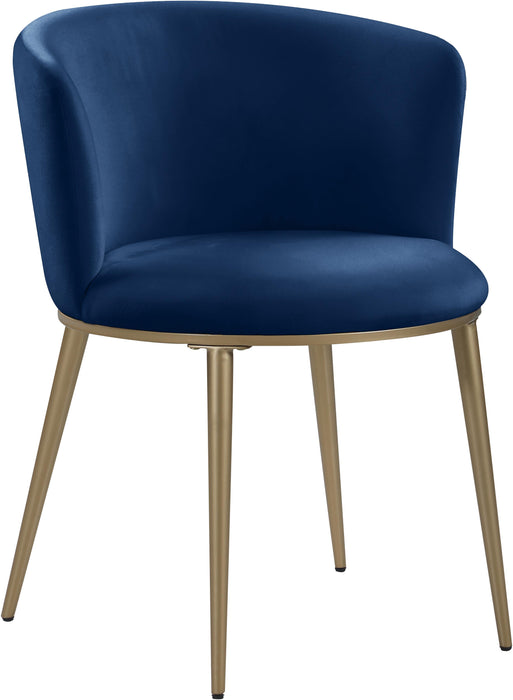 Skylar Navy Velvet Dining Chair