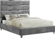 Zuma Grey Velvet Full Bed image